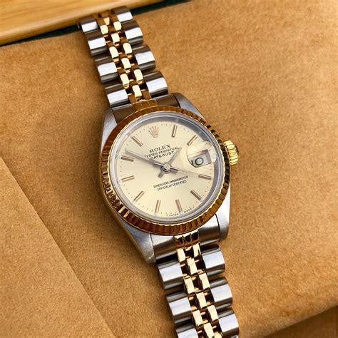 rolex women's two tone|69173 rolex ladies datejust.